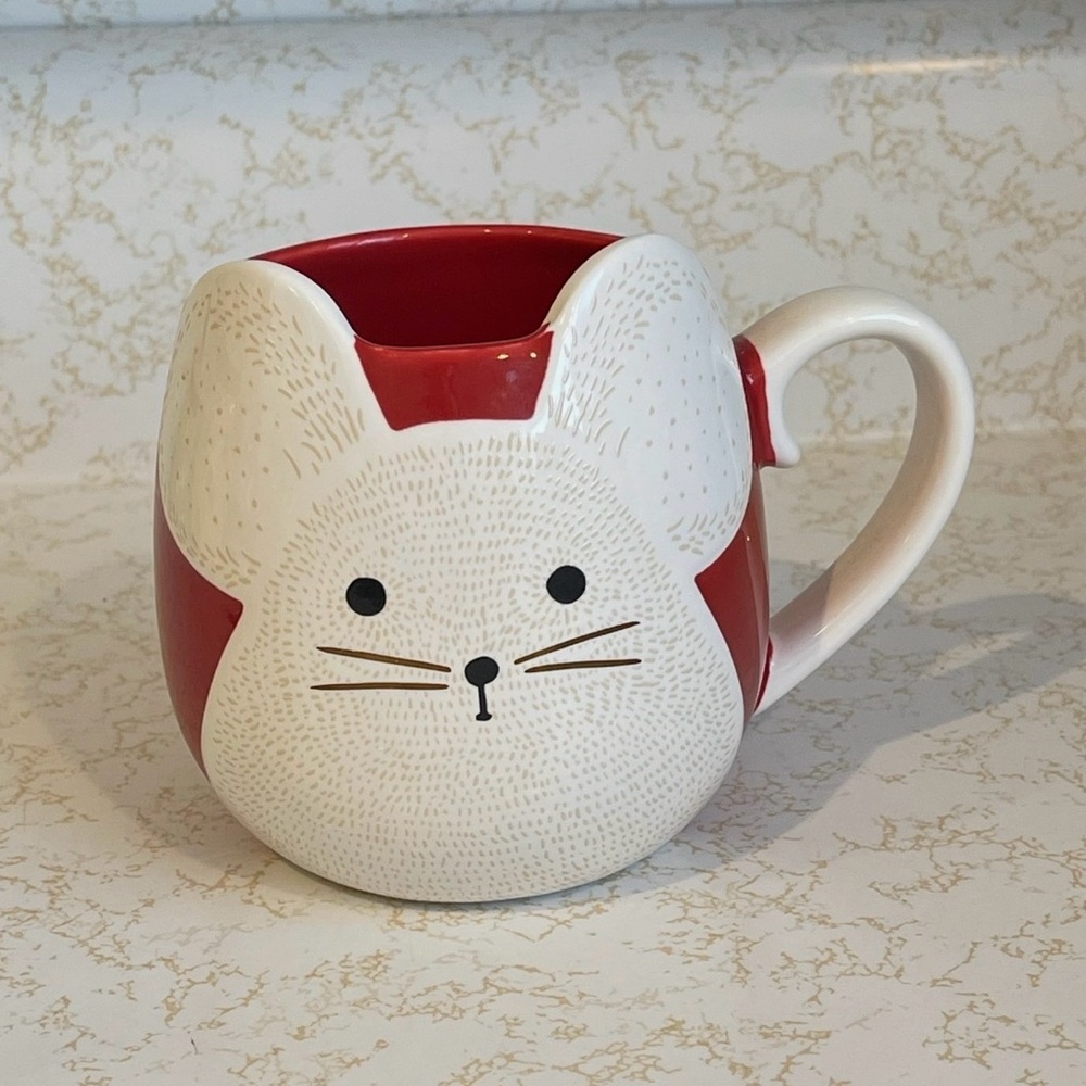 Starbucks 2020 Lunar New Year of the Rat Coffee Tea Mouse Ear Mug Cup 14oz